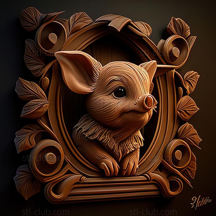 3D model st Piglet from The Adventures of Vinnie (STL)